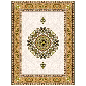 روفرشی مدل مخمل کد F0032 زمینه چند رنگ