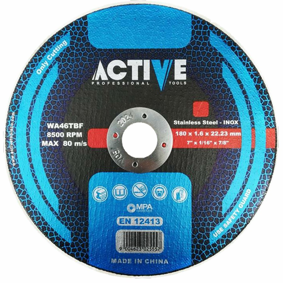 صفحه فرز استیل بر اکتیو تولز مدل 180X1.6 بسته 3 عددی