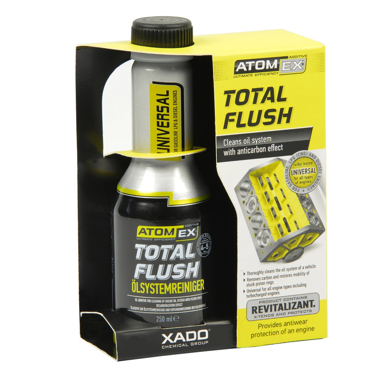 موتور شوی خودرو اکسادو مدل توتال فلاش اتمیکس حجم 250 میلی لیتر