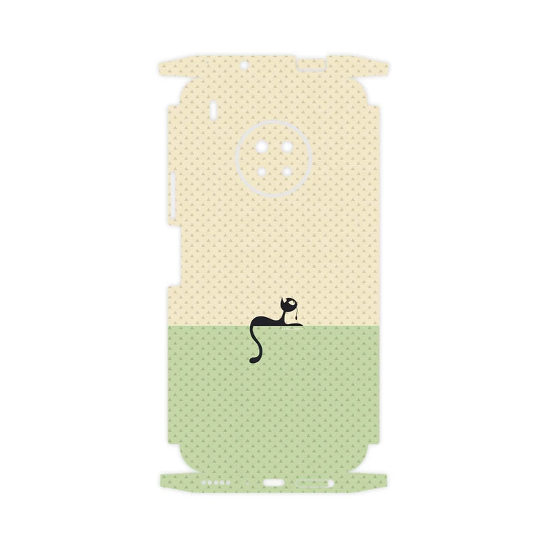 برچسب پوششی ماهوت مدل Minimal Internet Cat Icon-FullSkin مناسب برای گوشی موبایل هوآوی Y9a