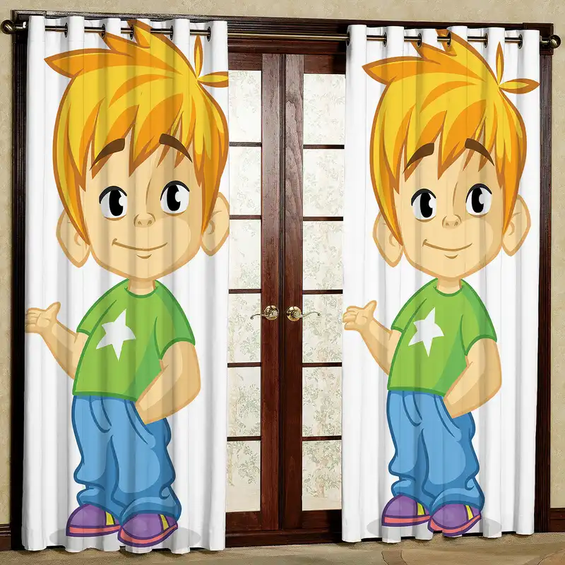 پرده مدل پسر مخمل پانچی کد 2596 سایز 200x140 سانتی متر