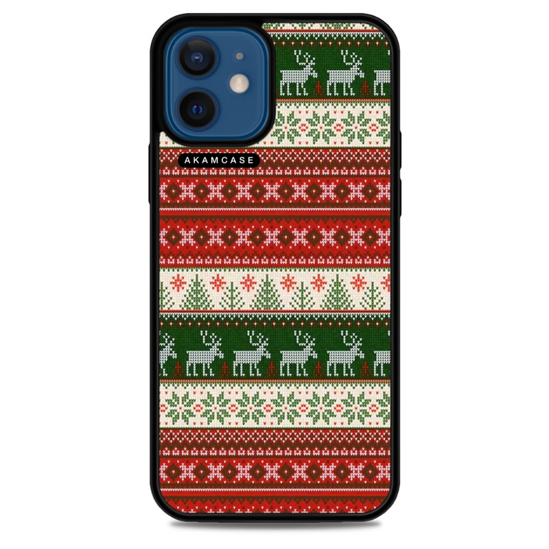 کاور آکام مدل AMCWA12M-CHRISTMAS22 مناسب برای گوشی موبایل اپل iPhone 12 Mini