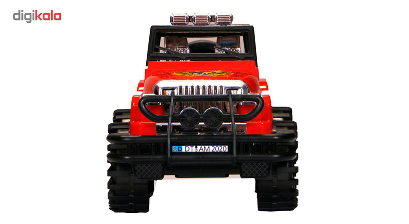 ماشین بازی درج  مدلJeep طرح RED OFFROAD