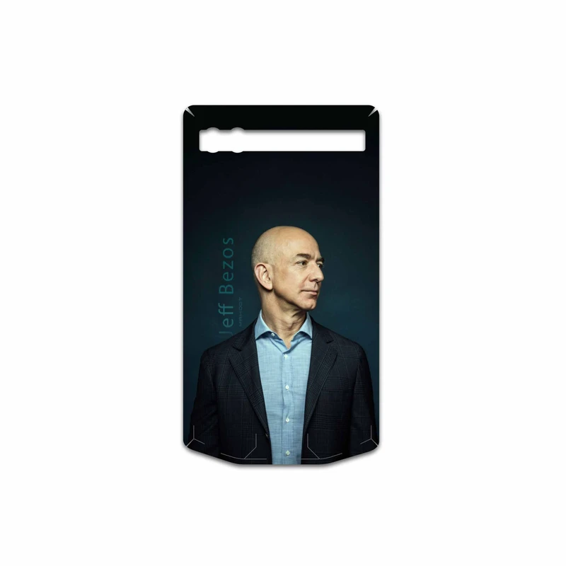 برچسب پوششی ماهوت مدل Jeff-Bezos مناسب برای گوشی موبایل بلک بری P9983