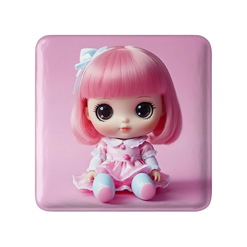 مگنت خندالو طرح دخترانه (Girlish) مدل مربعی کد 36887