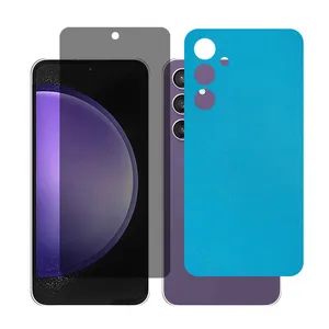 Glass Together model Privacy Screen Protector Suitable for Samsung Galaxy S23 FE Mobile Phone with Back cover sticker