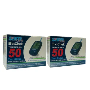 نوار تست قندخون اکسی چک مدل TD3217&TD4224 دو بسته 50 عددی