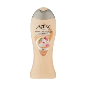 نرم کننده مو اکتیو مدل silk protein حجم 400 میلی لیتر بسته 12 عددی