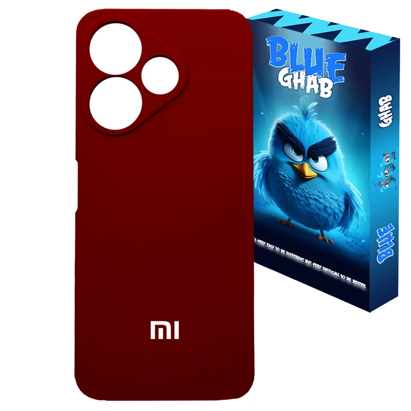 کاور بلو قاب مدل سیلیکونی ORGi کد O42 مناسب برای گوشی موبایل شیائومی Redmi 13 4G