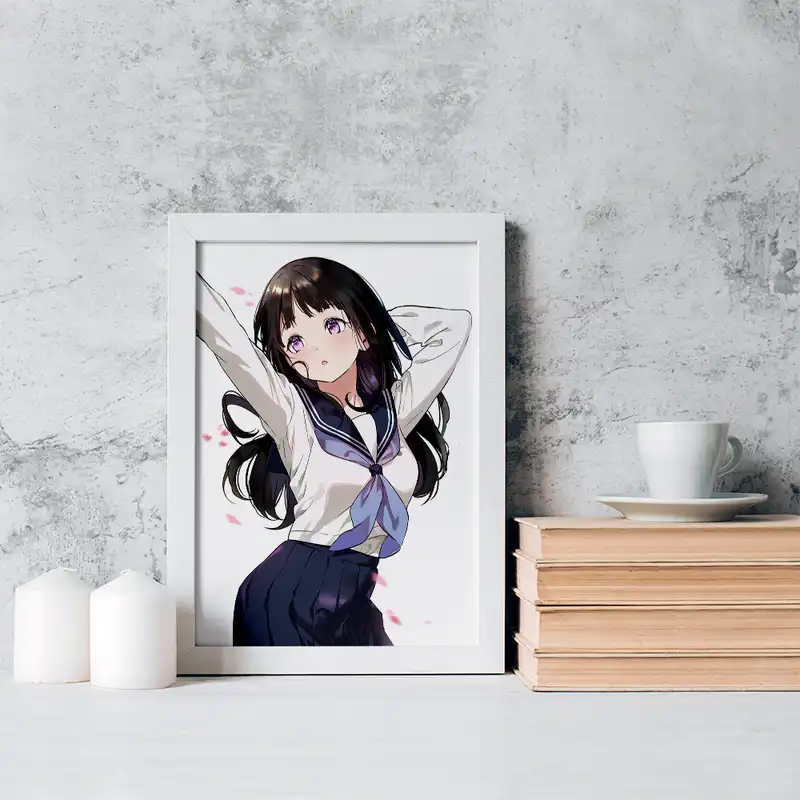 تابلو خندالو مدل چیتاندا انیمه هیوکا Hyouka کد 17054