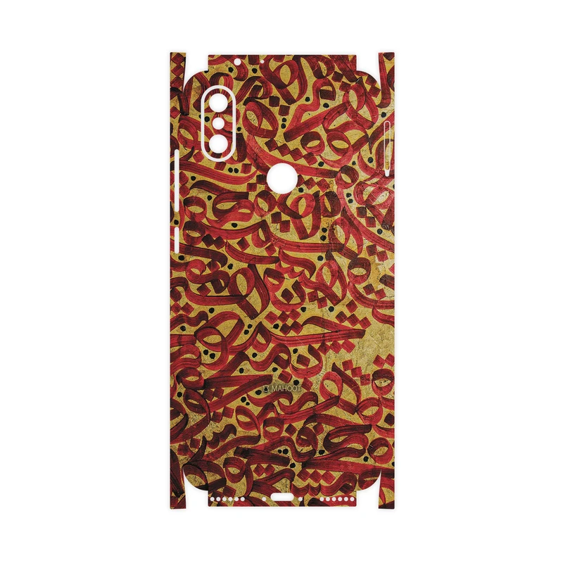 برچسب پوششی ماهوت مدل Nastaliq-6-FullSkin مناسب برای گوشی موبایل شیائومی Mi 6X