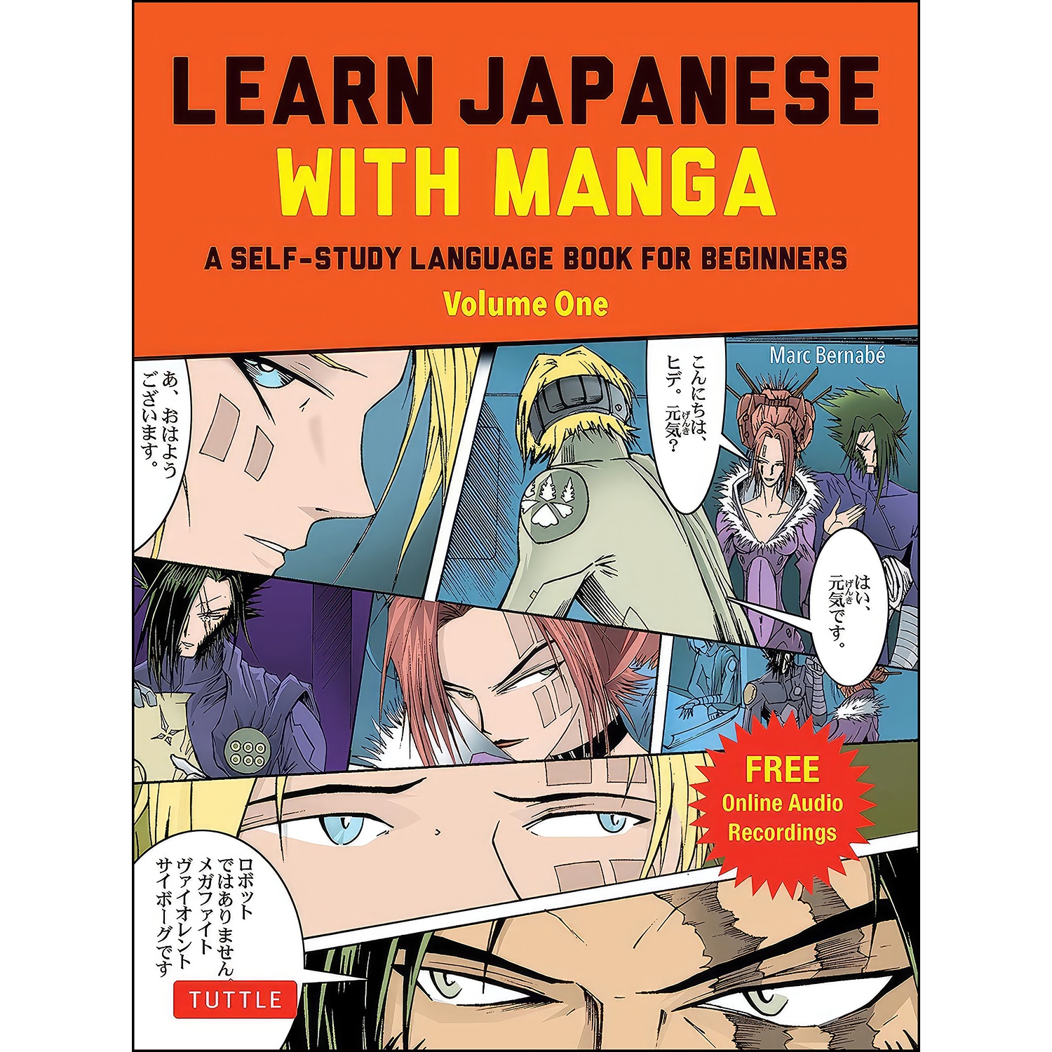 کتاب Learn Japanese with Manga Volume One اثر Marc Bernabe and Gabriel Luque انتشارات Tuttle Publishing