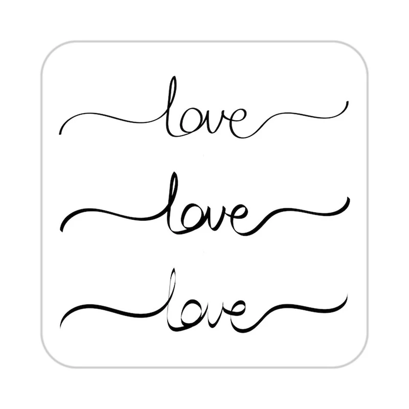 زیر لیوانی کاکتی طرح عاشقانه مدل mp40039