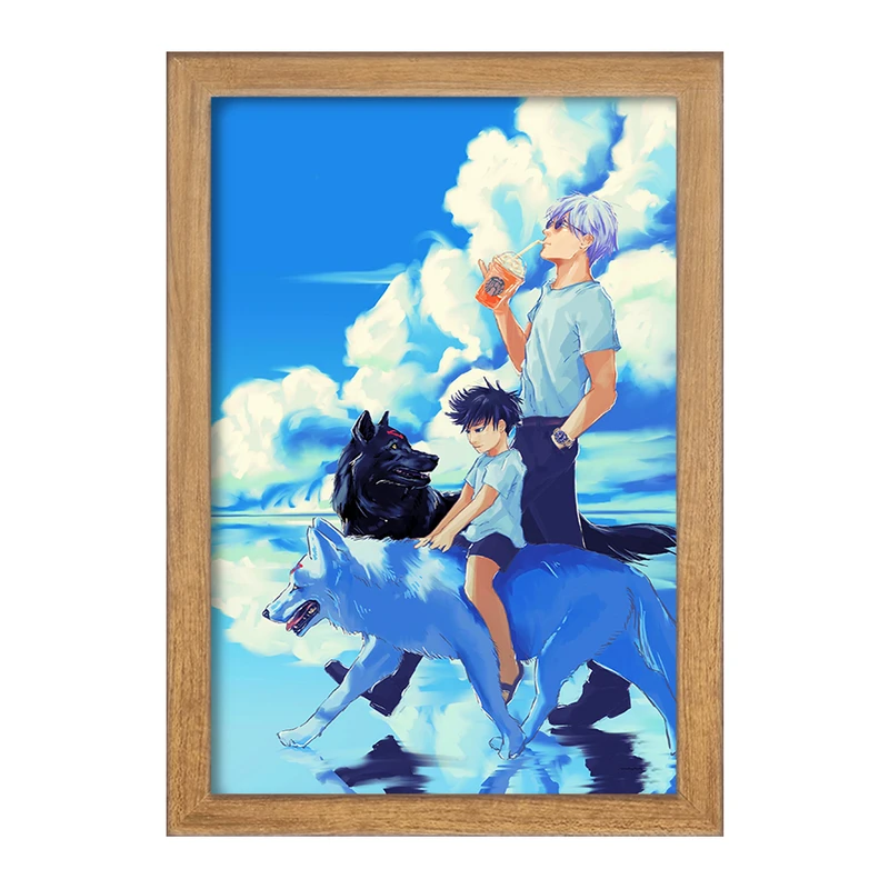 تابلو خندالو مدل انیمه جوجوتسو کایزن کد F810