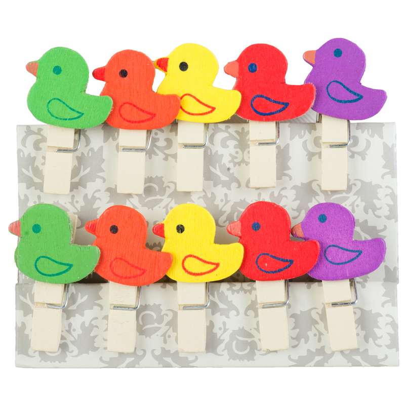 گیره لباس طرح جوجه بسته 8 عددی