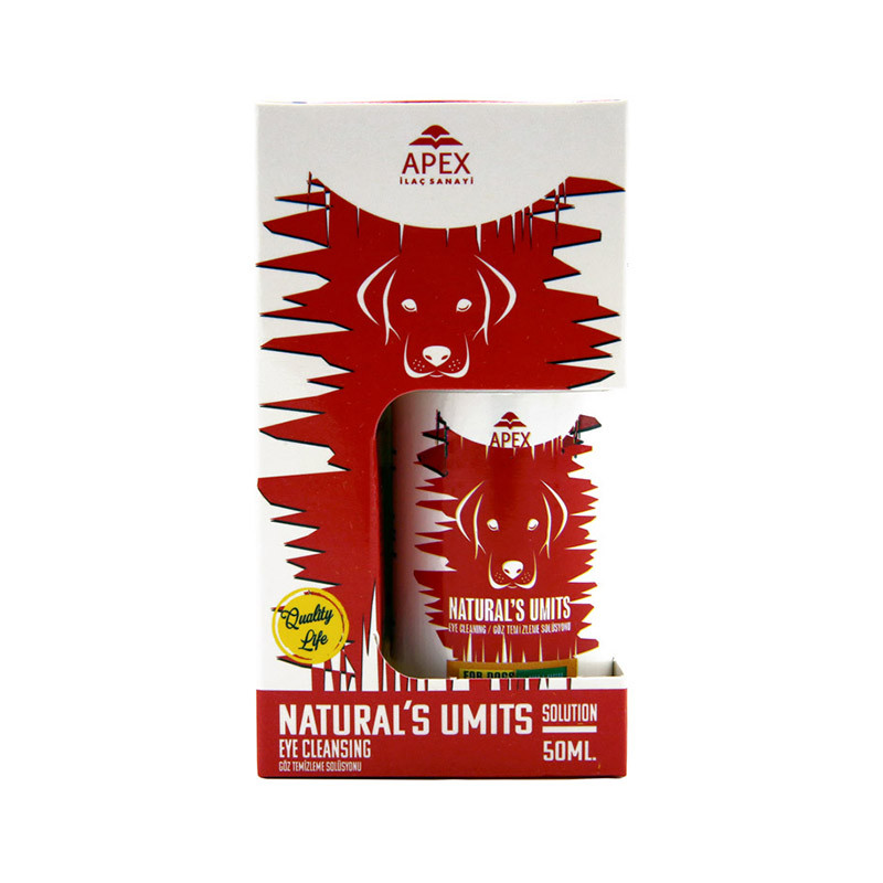 قطره چشم سگ اپکس مدل  Natural’s Umits Eye حجم 50 میلی لیتر