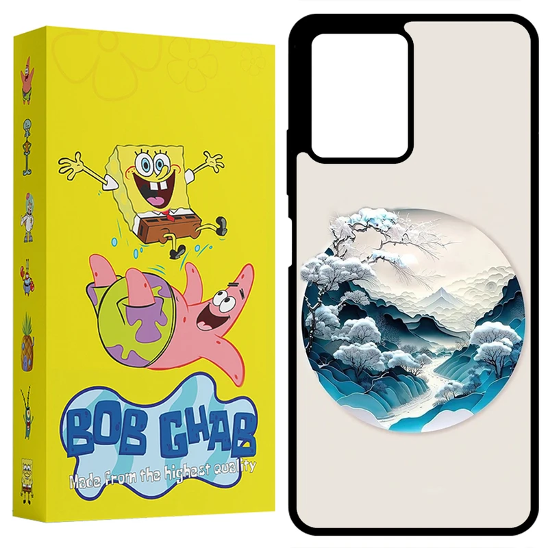 کاور باب قاب طرح طبیعت مدل BCPN12PP مناسب برای گوشی موبایل شیائومی Redmi Note 12 Pro Plus