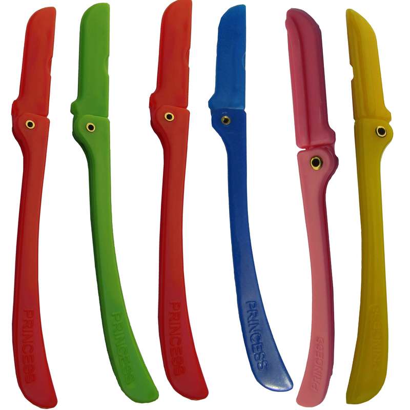 دسته تیغ ابرو پرنسس مدل 102بسته 6 عددی