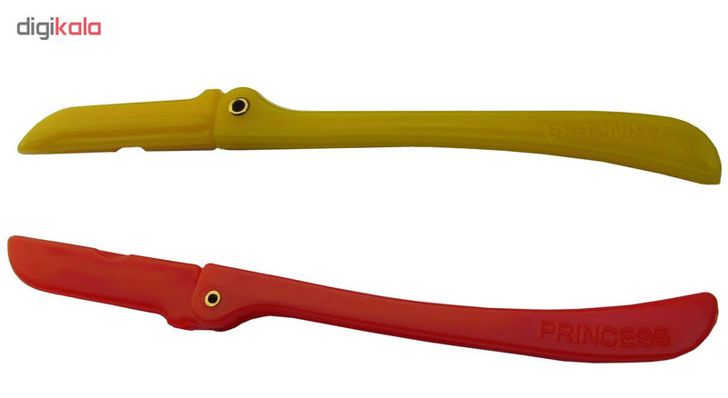 دسته تیغ ابرو پرنسس مدل 102بسته 6 عددی
