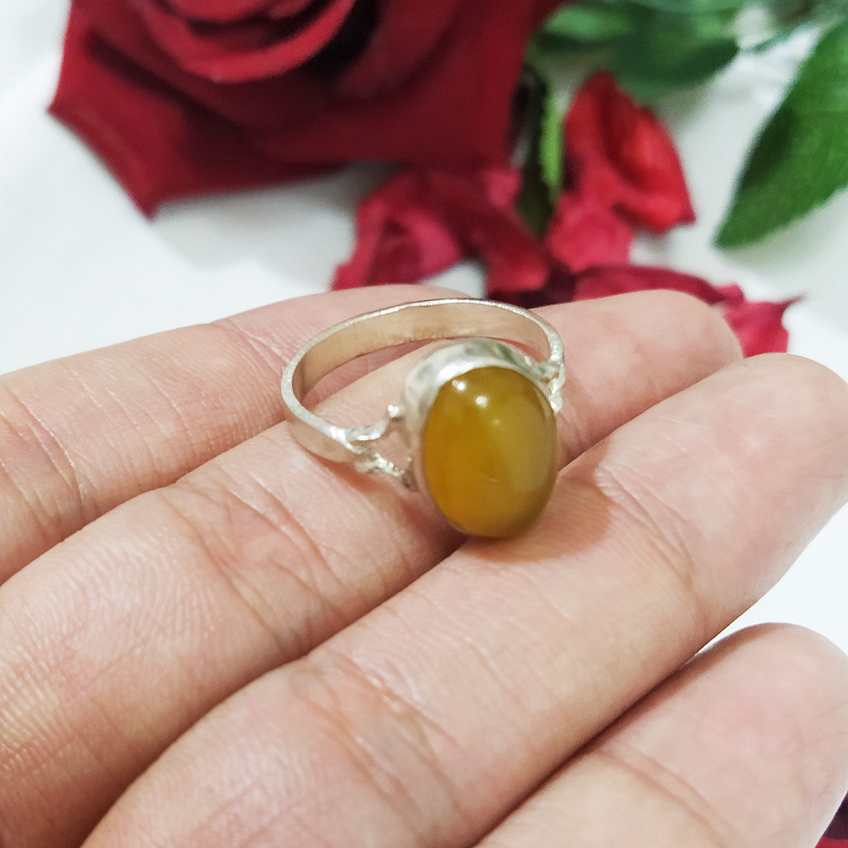 انگشتر نقره زنانه سلین کالا مدل شرف الشمس ce-As107