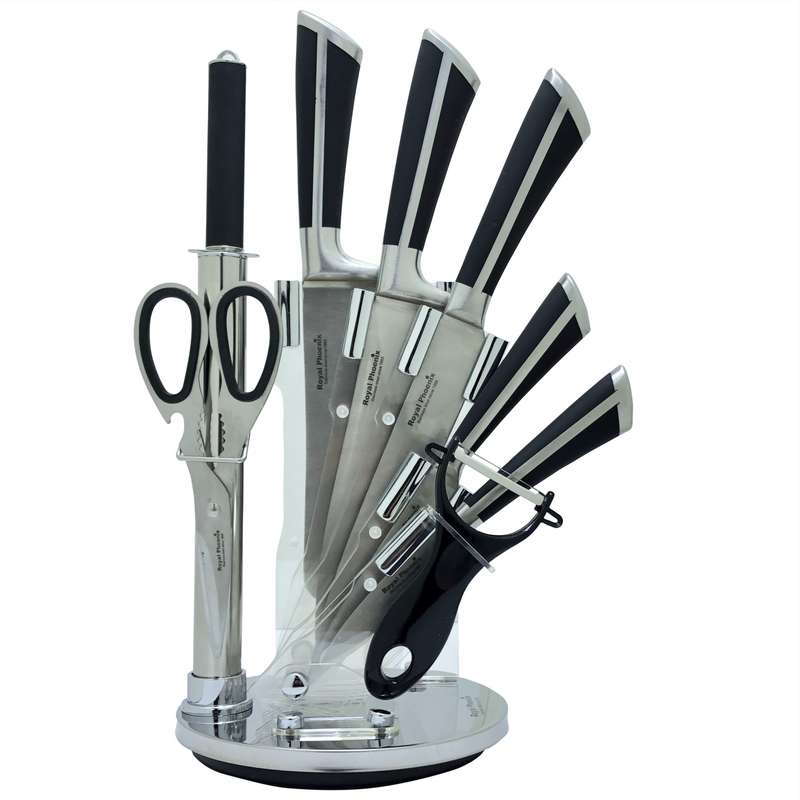 سرویس چاقو آشپزخانه 9 پارچه فونیکس مدل HP-K260