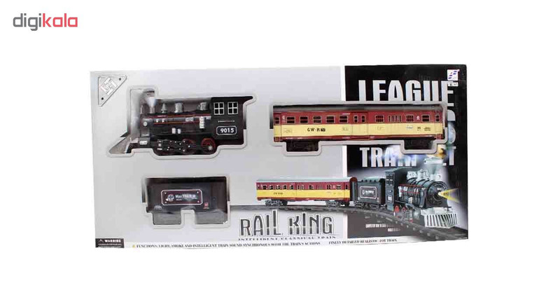 قطار اسباب بازی ریل کینگ مدل 19035