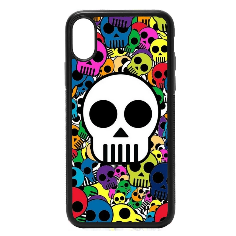 کاور طرح اسکلتهای رنگی مدل 0119 مناسب برای گوشی موبایل اپل iPhone x