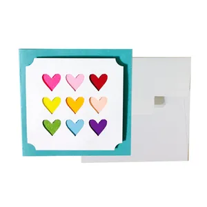کارت پستال دست ساز مدل Colourful Love