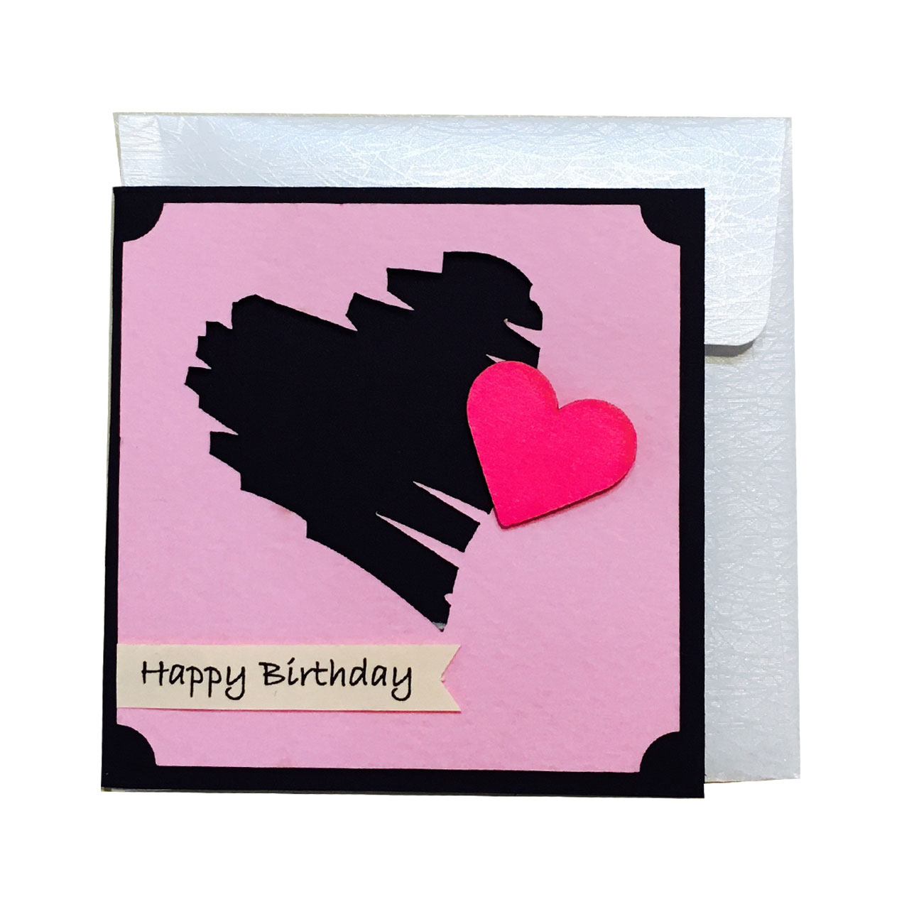 کارت پستال دست ساز مدل Happy Birthday