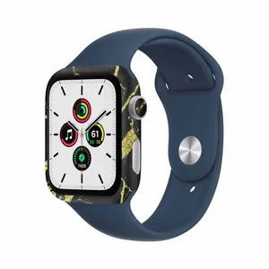 MAHOOT Graphite_Gold_Marble Cover Sticker for Apple Watch Watch Se 44mm