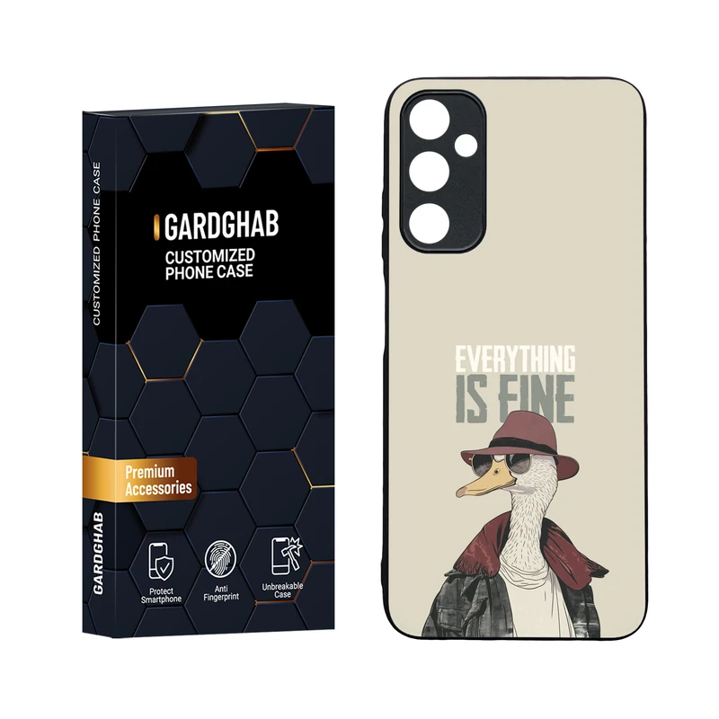 کاور گارد قاب مدل دورژله ای پشت گلس پسرانه مناسب برای گوشی موبایل سامسونگ Galaxy A05s