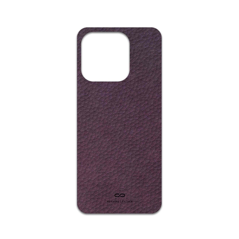 برچسب پوششی ماهوت مدل Purple-Leather مناسب برای گوشی موبایل آنر X6b