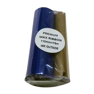 ریبون پرینتر لیبل زن مدل WAX 110mm x 75m 