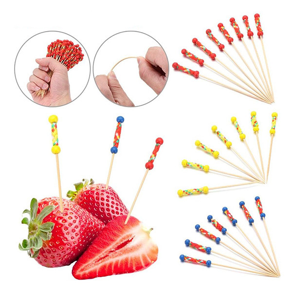 خلال تزیین غذا مدل مهره و بافت کد a01 بسته 100 عددی