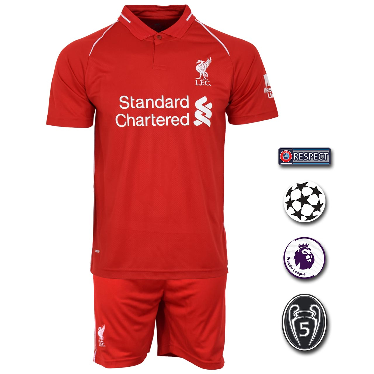 پیراهن و شورت ورزشی طرح صلاح مدل لیورپول home18/19 به همراه تگ