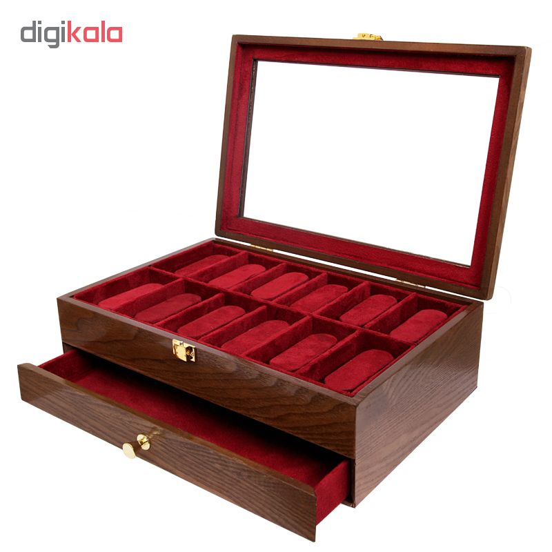 جعبه ساعت و جواهرات مدل C113 سایز بزرگ