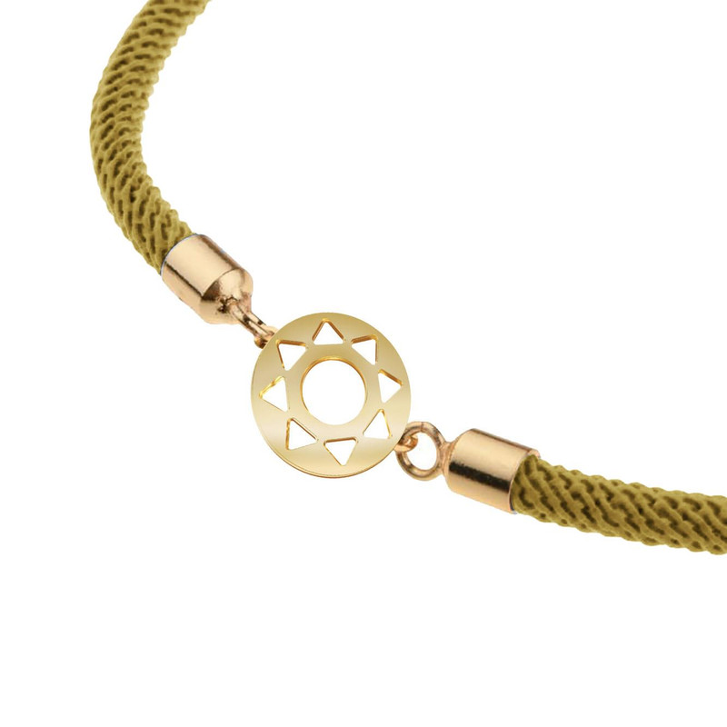 دستبند طلا 18 عیار زنانه مدوپد مدل خورشید کد D14-10528