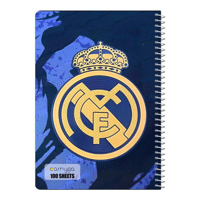 دفتر مشق 100 برگ سیمی کارنیکا طرح رئال مادرید Real Madrid کد 24108