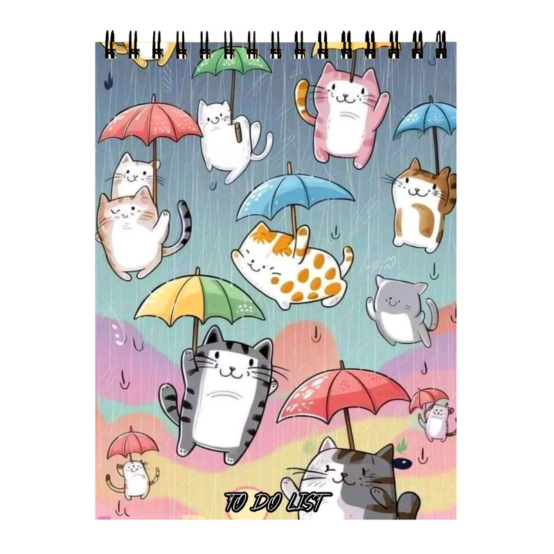 دفتر برنامه ریزی 60 برگ طرح گربه ها کد 65