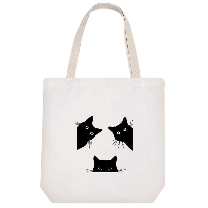 ساک خرید خندالو مدل سه گربه کد 8420