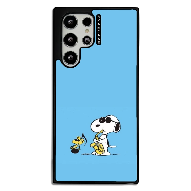 کاور آکام مدل AMCWSGS22U-SNOOPY14 مناسب برای گوشی موبایل سامسونگ Galaxy S22 Ultra