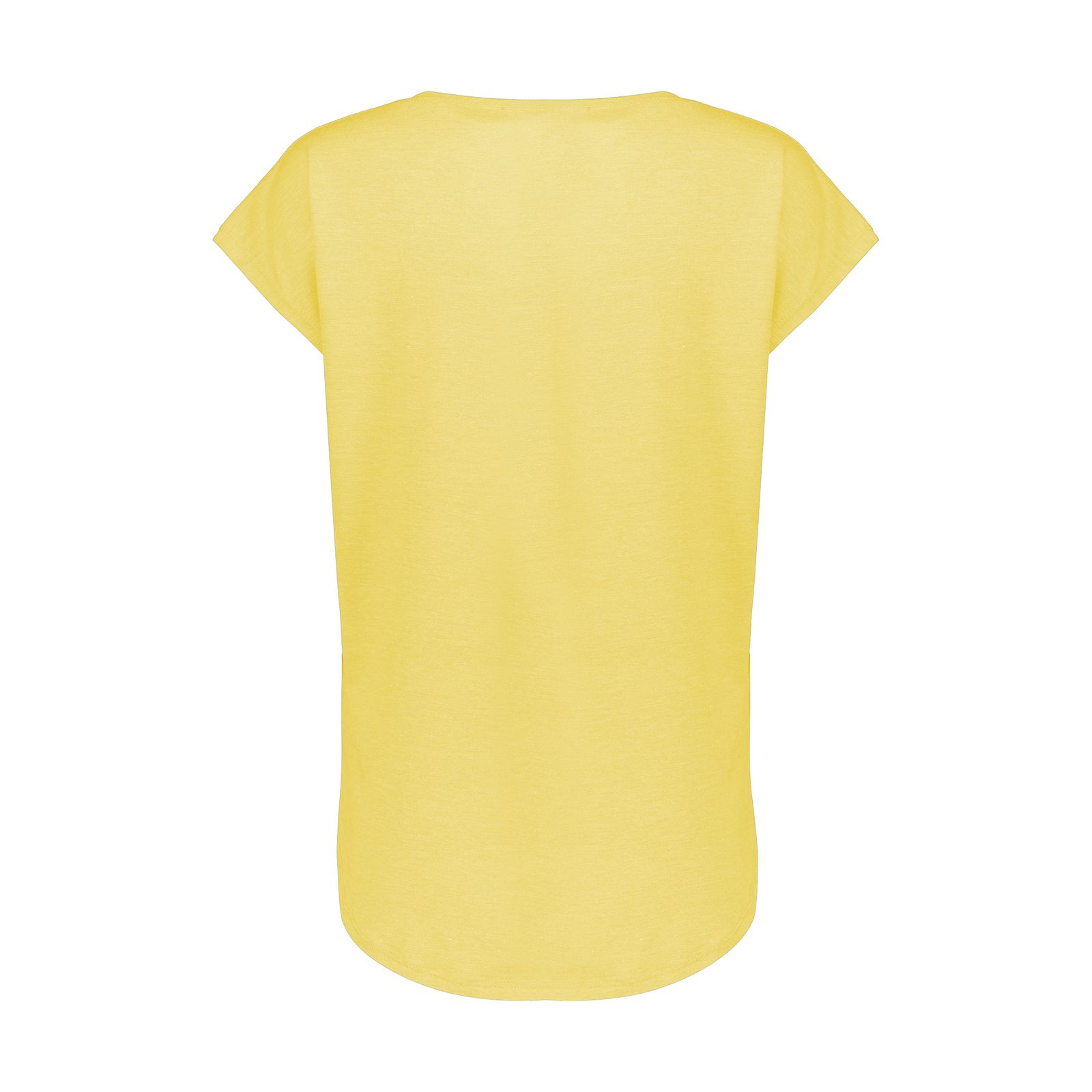 تی شرت زنانه افراتین کد 2551 رنگ زرد -  - 4