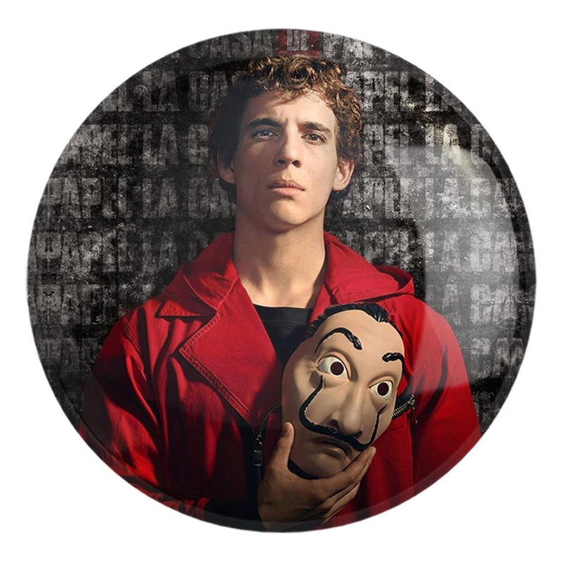 پیکسل خندالو طرح ریو سریال Money Heist کد 3229 مدل بزرگ