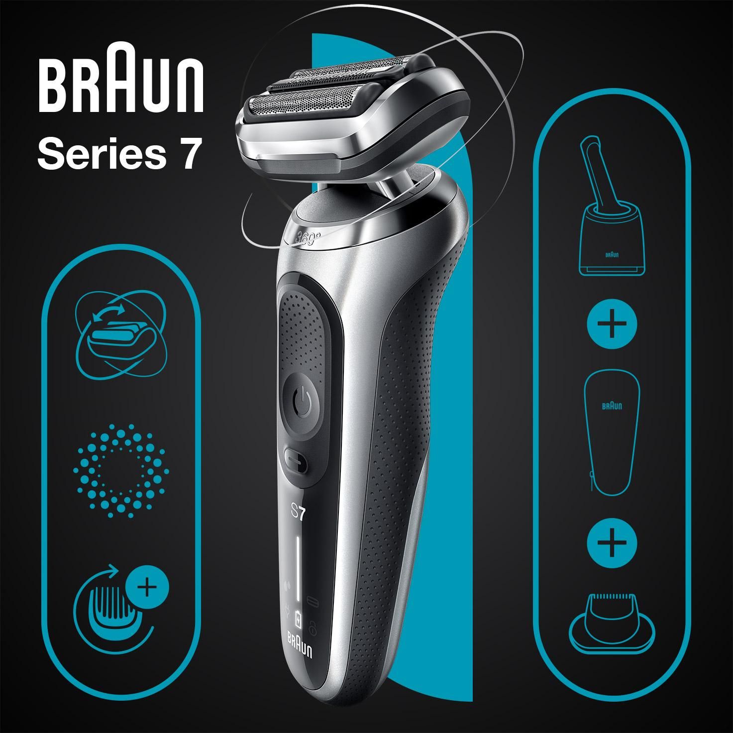 ماشین اصلاح موی صورت براون مدل 71s7200cc -  - 5