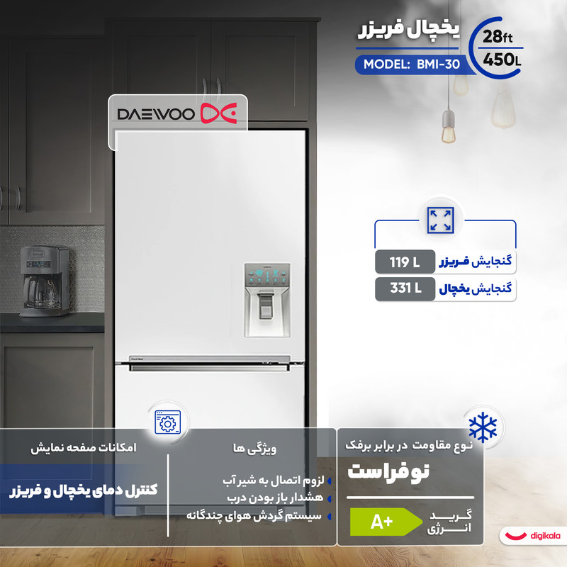 یخچال فریزر 28 فوت دوو مدل BMi-30
