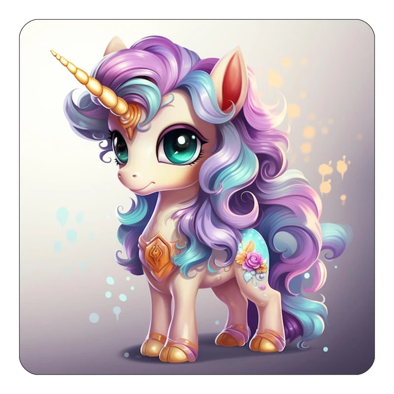 مگنت کاکتی طرح اسب تک شاخ و یونیکورن مدل mp30026