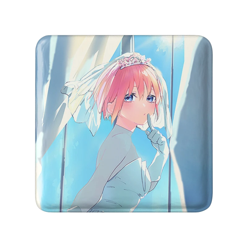 پیکسل خندالو طرح ایچیکا انیمه پنج عروس مساوی مدل مربعی کد 32553