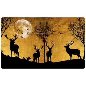 پادری طرح گل مدل لاله فنجانی کد m4-507 سایز 46x76 سانتی متر