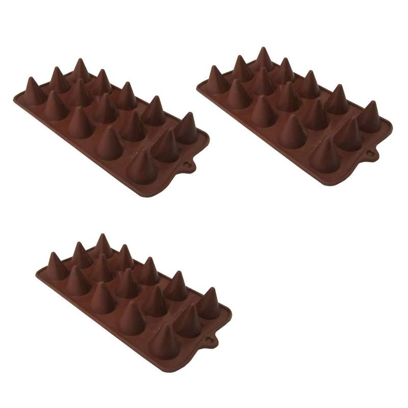 قالب شکلات مدل كله قندي بسته 3 عددي