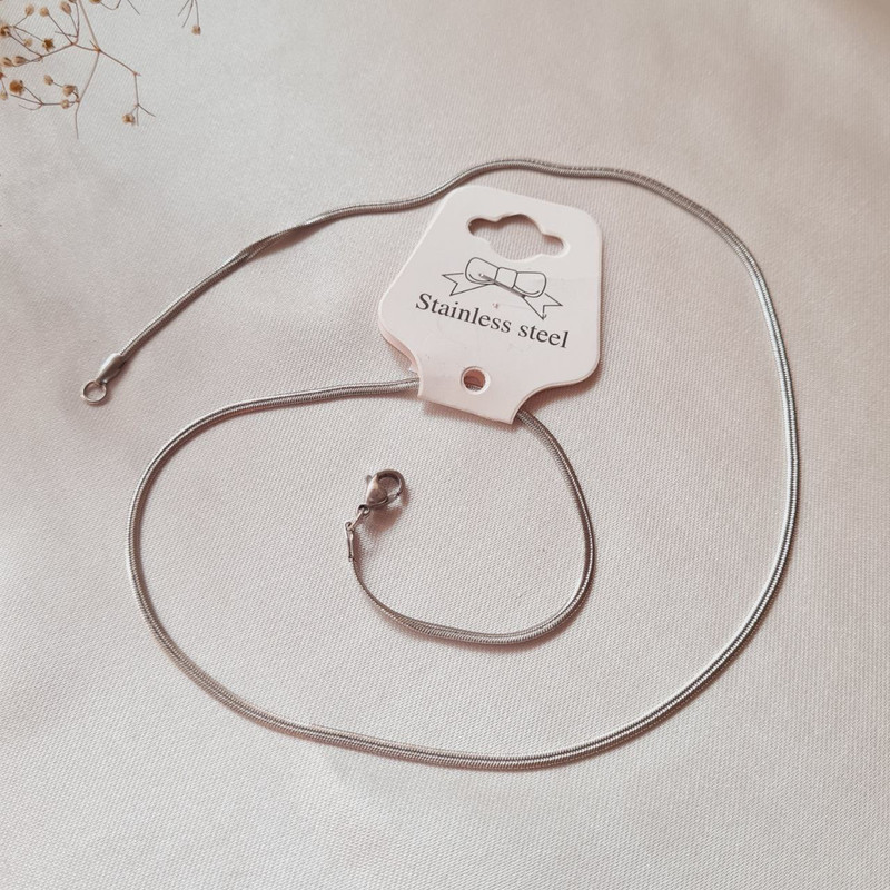 زنجیر زنانه استینلس استیل مدل ماری کد sm3